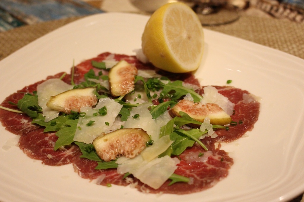 beef carpaccio starter