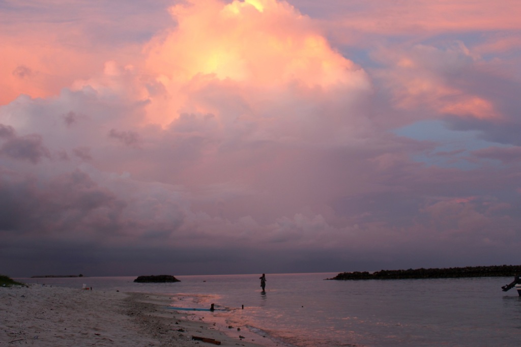 man fishing sunset resized