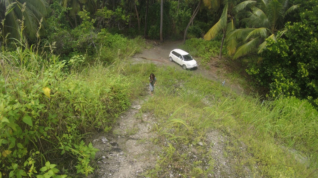 Climbing the pre-historic Buddhist mound!