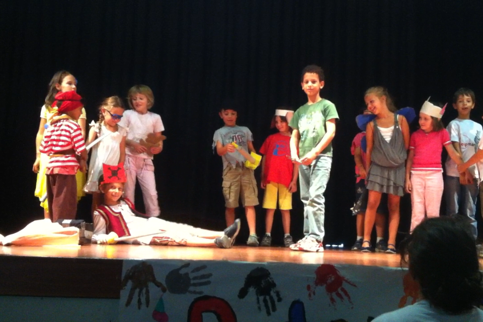 My little stars performing "Peter Pan"