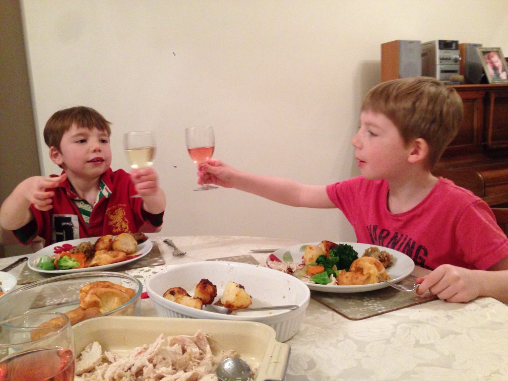 Cheers to roast dinners and time with family!